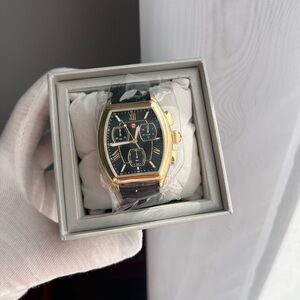 Michele Releve Gold-Tone Chronograph Women's Watch MWW19C000001